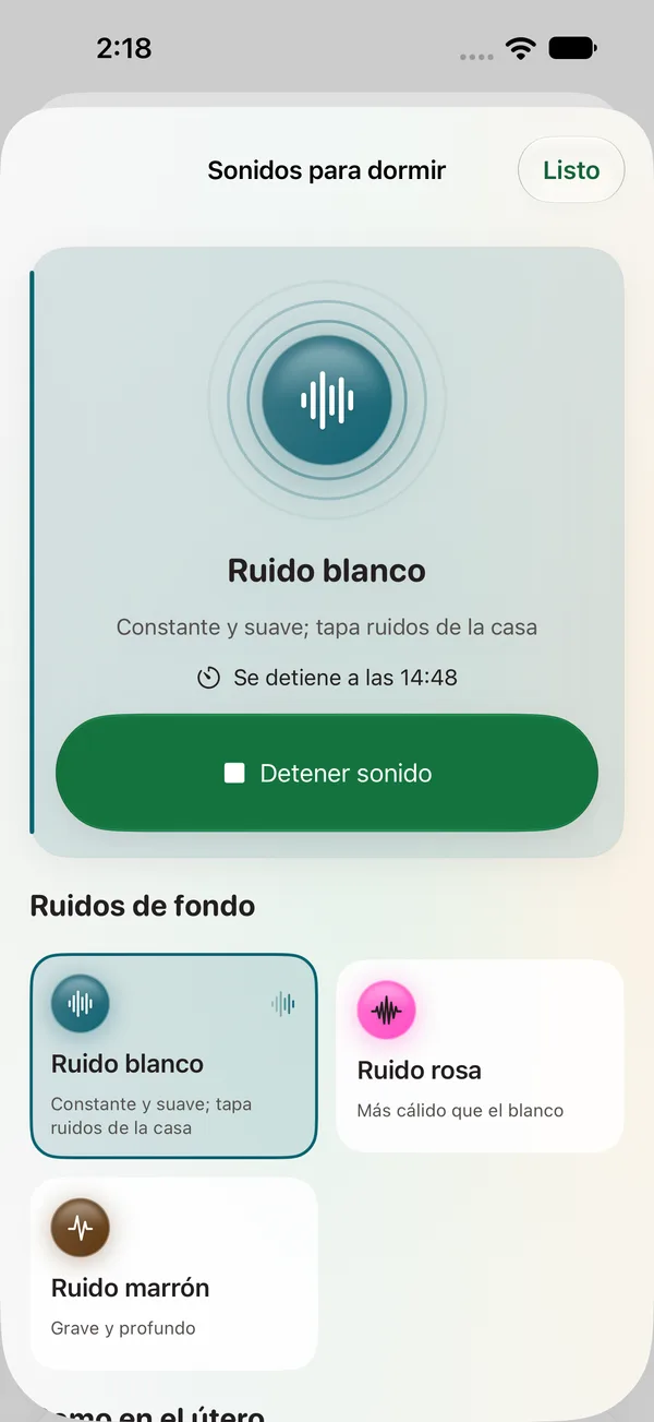Sonidos para dormir
